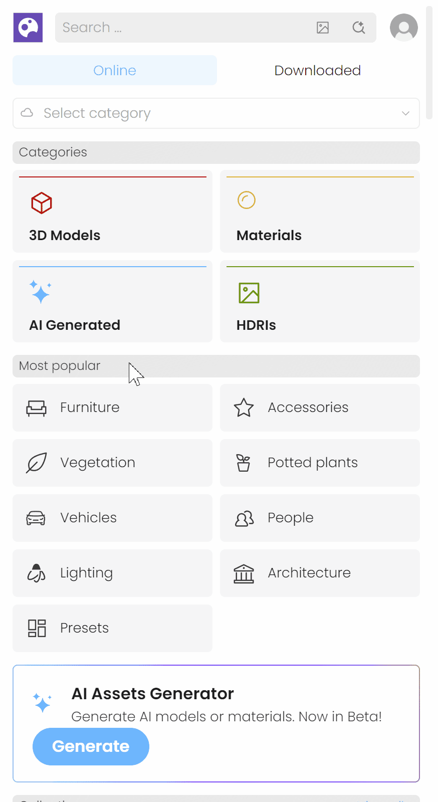 Envision _Cosmos_AI_Assets_Generator_Access.gif