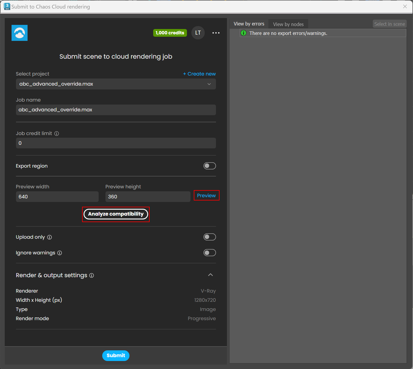 Max2024_VRay6.2_ChaosCloud_Analyzer