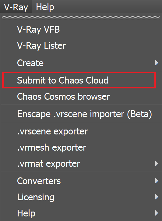 Max2024_VRay6.2_ChaosCloud_Menu