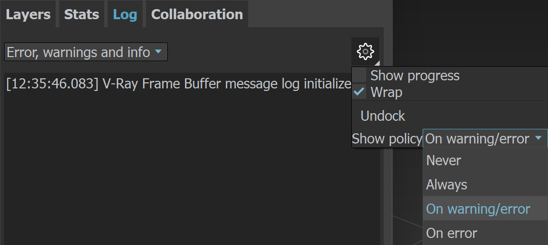 max2026_VRay7.4.1_VFB_LOG_Settings.png