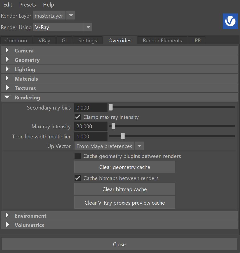 VMAYA27_7.4_RenderSettings_Overrides_Rendering_hero.jpg