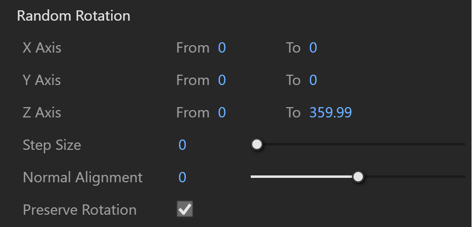 Rhino8_VRay6.2.2_Scatter_Parameters_RandomRotation