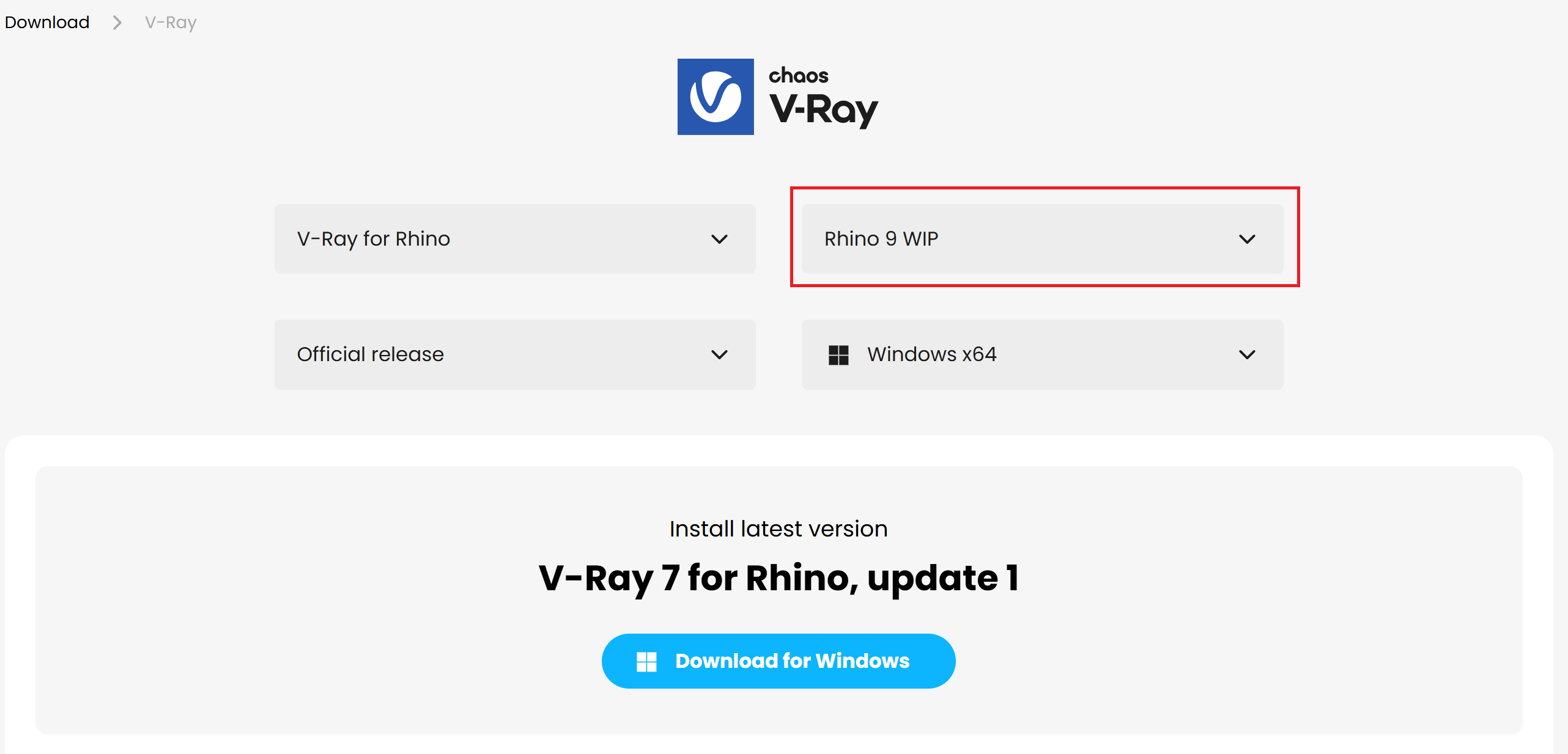 VRayTrial_ActiveProds_DownloadVRay_Versions_Rhino.png