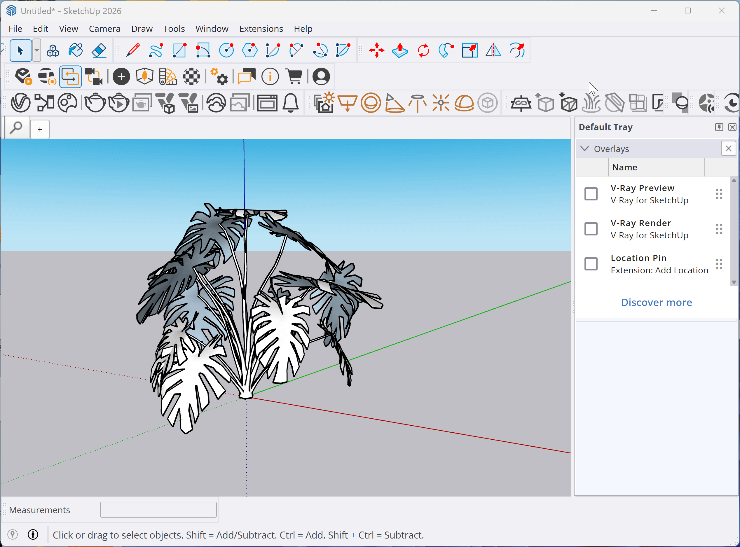 SketchUp2026_VRay7.4.2_ViewportRendering.gif